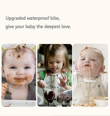 Waterproof Bib-Keeps Baby Clean and Dry During Meals