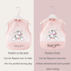 Waterproof Bib-Keeps Baby Clean and Dry During Meals