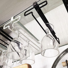 Under Cabinet Wine Glass Holder