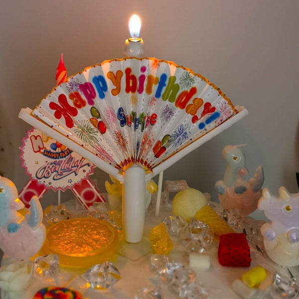 🎂🎂 Reusable Novelty Fan Birthday Candle🔥BUY 2 GET 2 FREE 🎁BEST GIFT FOR FAMILY🎂🎁