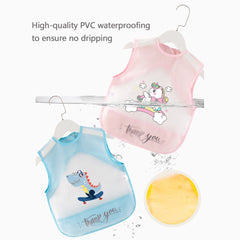 Waterproof Bib-Keeps Baby Clean and Dry During Meals