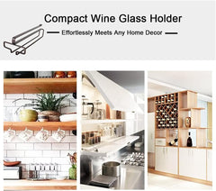 Under Cabinet Wine Glass Holder